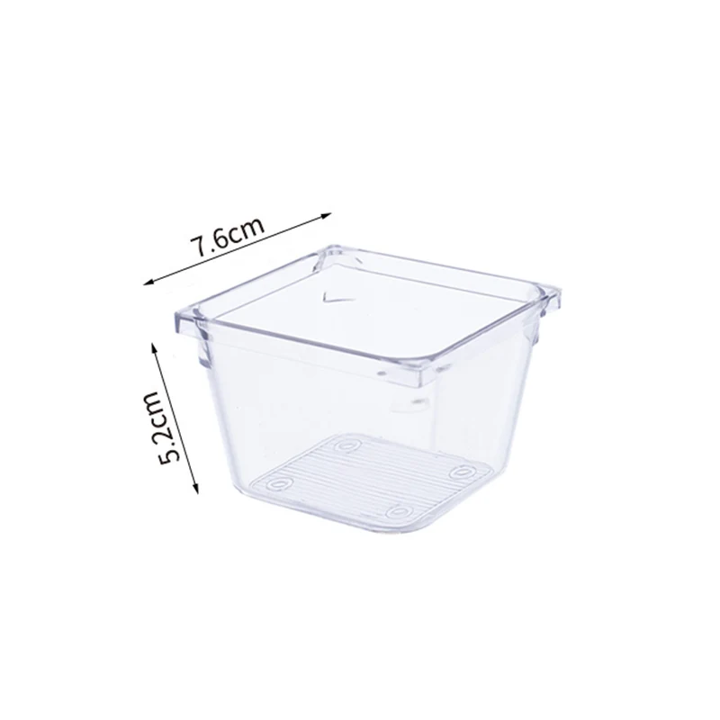 Transparent Desk Drawer Organizers Acrylic Box Makeup Organizer Clear Plastic Storage Box Jewelry Box Cosmetic Desk Organizers
