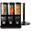 Gumball and Candy Machine with Stand - Triple Vending   Removable Canisters 1