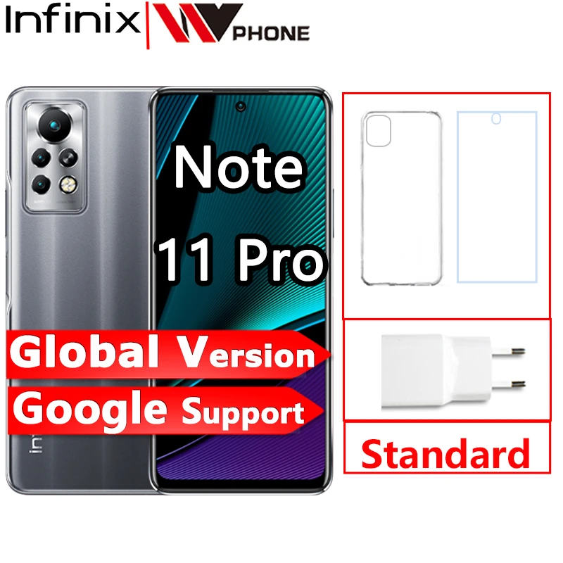 Infinix Note 11 Pro 8GB 128GB 6.95'' Display Smartphone Helio G96 120Hz Refresh Rate 64MP Camera 33W Super Charge 5000 Battery infinix latest mobile