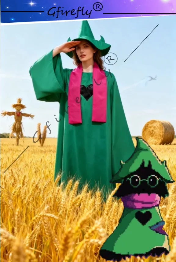 Undertale Ralsei Cosplay Costume Deltarune Game and Anime Cosplay ...