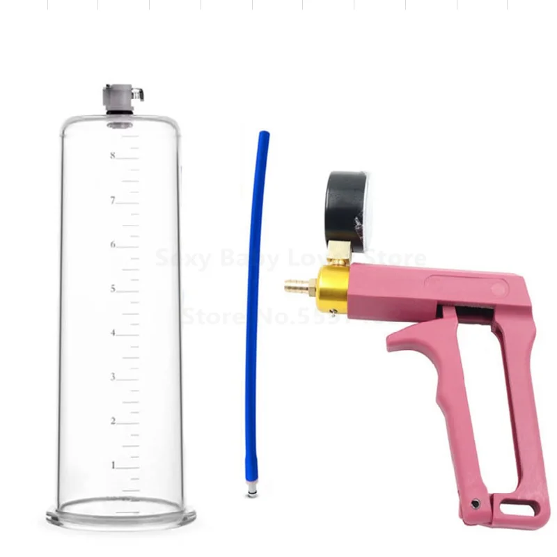 8 Sizes Plastic Vacuum Cupping Massage Jar Cans Manual Air Absorb Vacuum Pump With Watch For Back/legs Massager