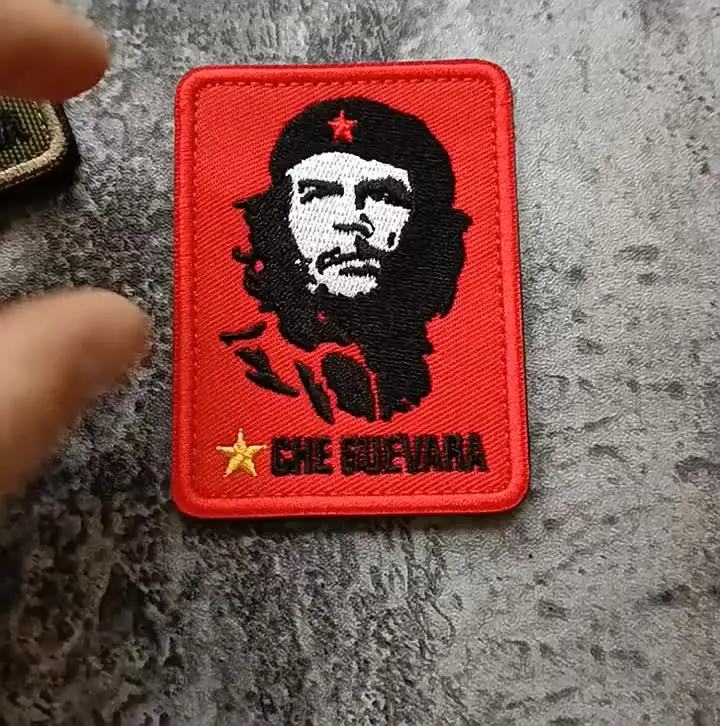 Che Guevara Patch Embroidered Badge Iron Sew On Jacket Jeans Beret