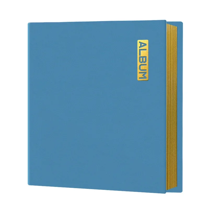 Leather Commemorative Photo Album with Laminated Viscose Inner Pages