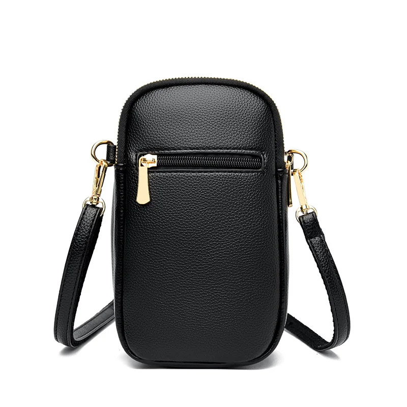 Luxury Designer Simple Women's Small  Mobile Pocket Handbags Coin Purses 2023 Trendy Ladies Shoulder Crossbody Bags Phone Wallet