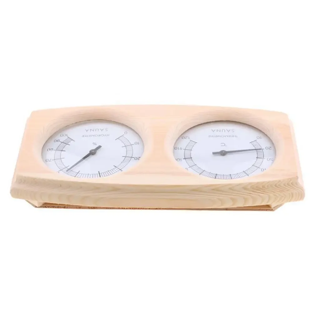 

Humidity Humid 2 Room Temperature Wooden Steam Meter Thermometer 1 In Hygrometer Sauna