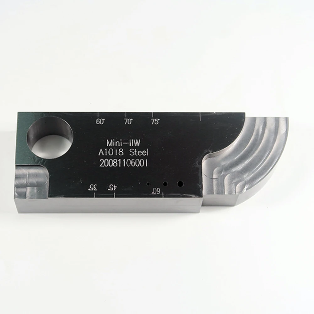Mini IIW type test block 1018 Steel Calibration Block