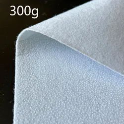 Premium Fusible Cotton Interfacing Fabric for Craft and Garment Making (White 300)