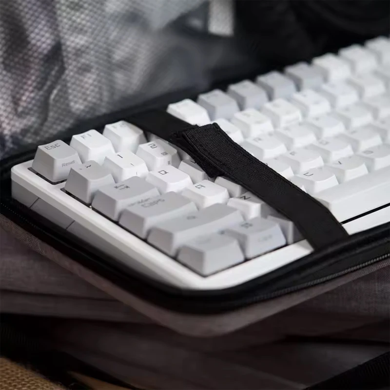 EVA hard shell waterproof mechanical keyboard box storage bag for 61/68/75%/TKL/98%/ full-size keyboard
