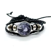 Project SEKAI Anime Asahina Mafuyu  Leather Bracelets Black Multilayer Braided Bracelets Bangles Handmade Jewelry Gifts 3