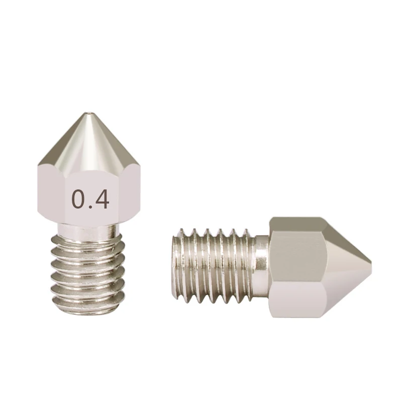 2 Pc High Quality Stainless Steel Nozzle 1.75/3mm Consumables Nozzle Extruder For 3D Printer Accessories