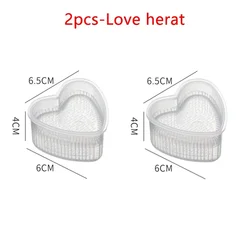 Sushi Rice Ball Mold - Triangle Kitchen Accessory (2pcs-Love herat)