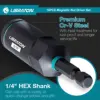 LIBRATON 16PCS Magnetic Nut Driver Set, 1/4"-9/16" Nut Drivers and 1/4"-4/3" Deep Nut Drivers, SAE Nut Driver for Impact Drills 4