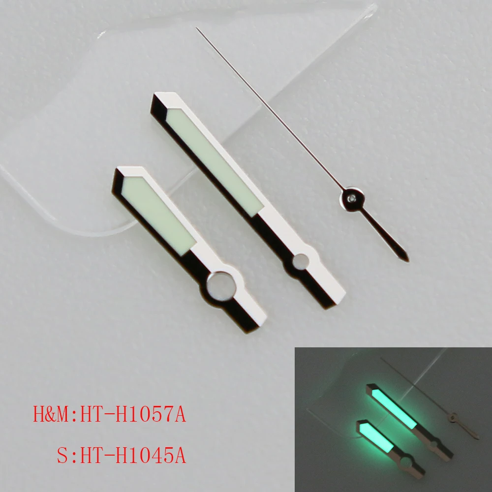 1057 Silver Matte Black Super C3 Green Luminous Cut Face Fit NH34 35 36 38 70 Movement SKX007 Watch Hands