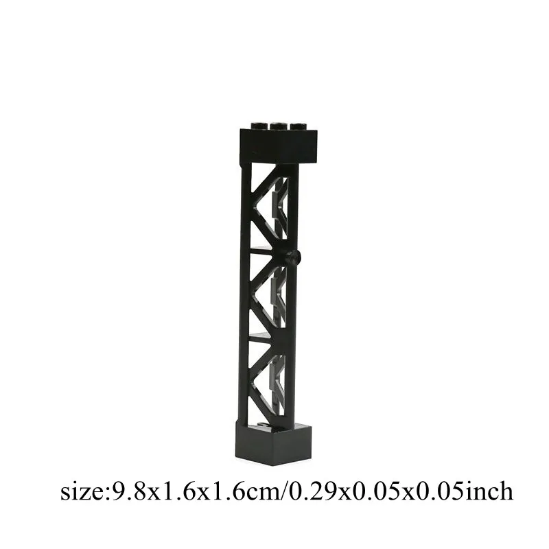 4pcs City Accessory Pillars High-tech MOC Parts for Military Building Block Christmas Gift Toys for Children building blocks toys
