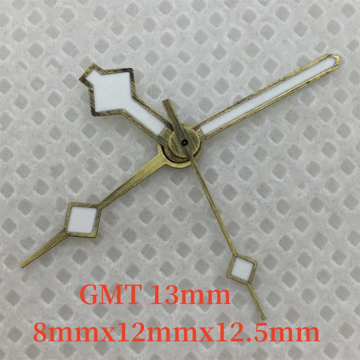 BLIGER Bronze GMT hands 4-pin green glow-in-the-dark for NH34 movement men's watch replacement accessories