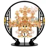 Piececool 3D Metal Puzzles Peachblossom Eifand Model Building Kits Jigsaw DIY Set for Teens Brain Teaser Toys 1