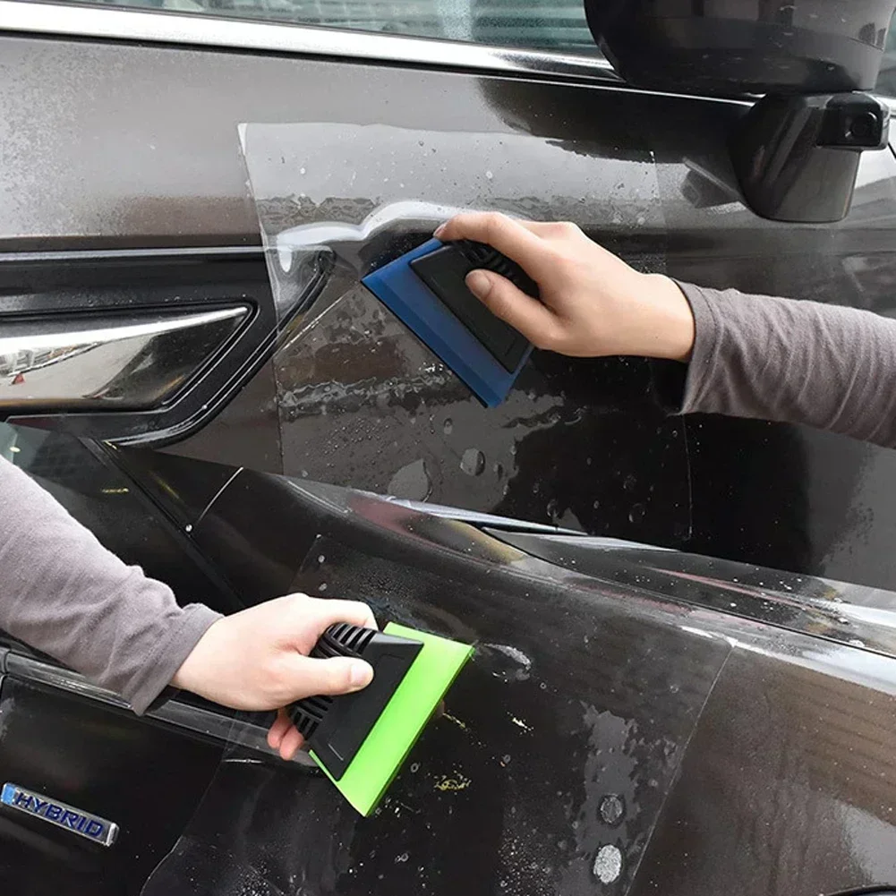 실리콘 스크레이퍼 자동차 유리 고무 스퀴지 윈도우 틴트 도구 유리 물 제거기 거울 청소 물 블레이드 액세서리