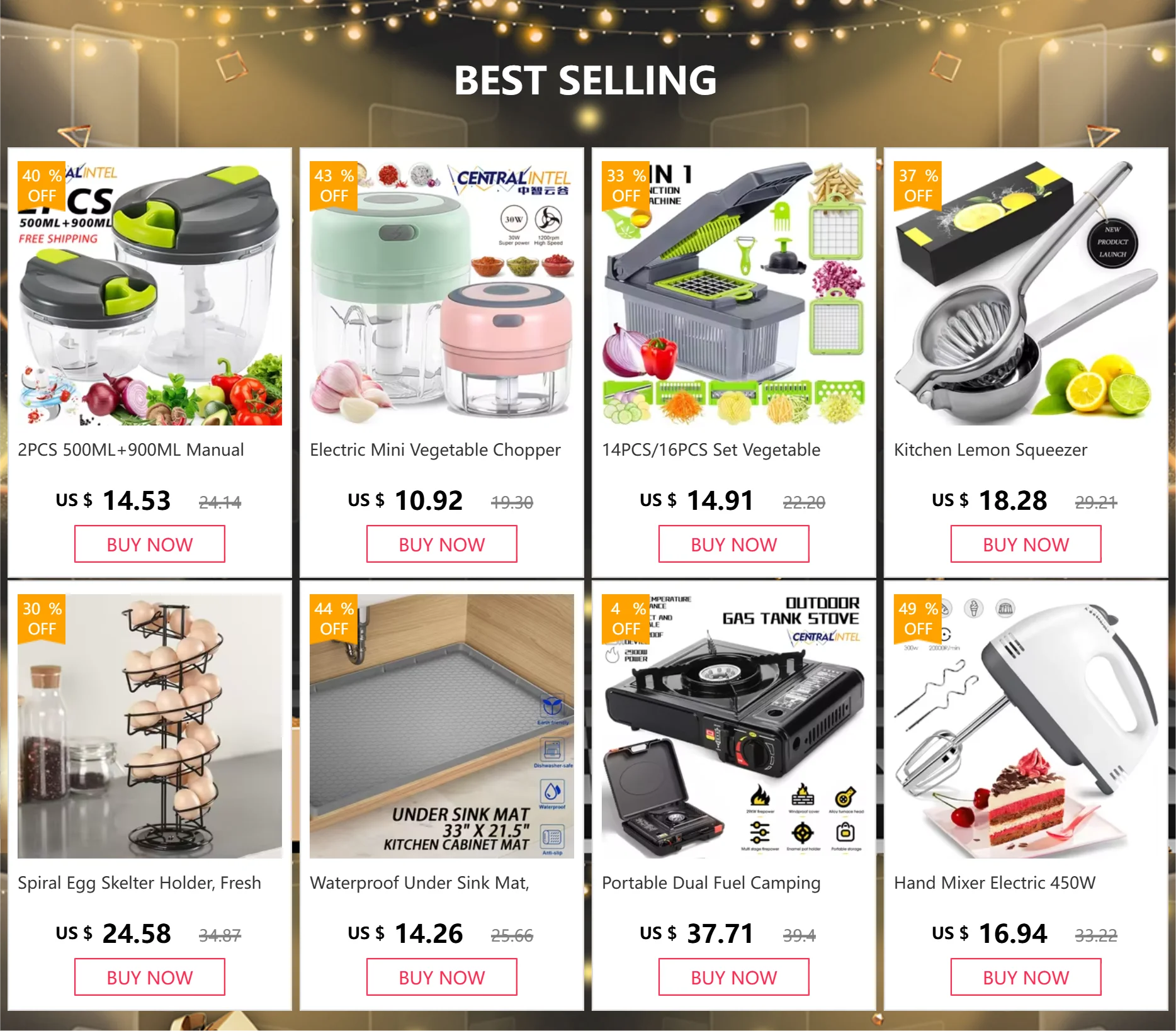 Description Picture 3 of item14PCS/16PCS Set Vegetable Chopper Multifunctional Fruit Slicer Manual Food Grater Vegetable Slicer Onion Chopper Kitchen Gadgets