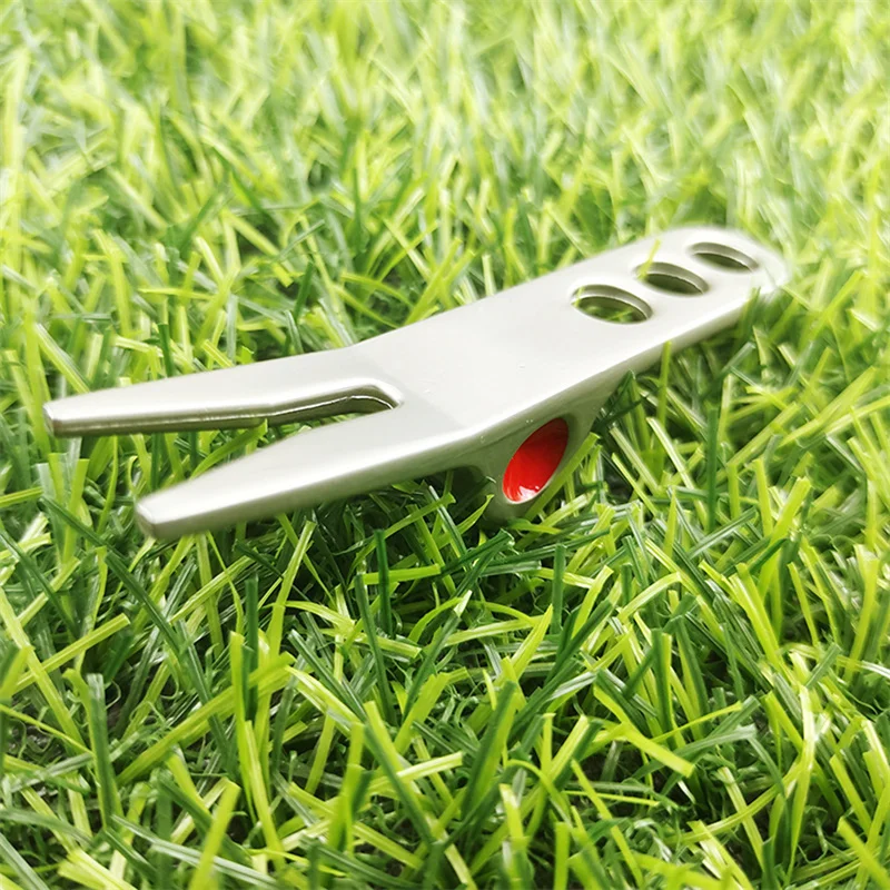 1Pc Golf Green Fork New Whistle Type Repair Fork Zinc Alloy Golf Lawn Available In 2 Colors New Universal