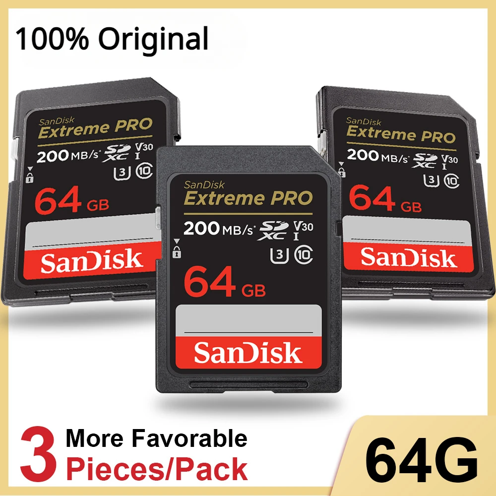 32GB 64GB 128GB 256GB Micro SD Memory Card + Adapter up to 200MB/s