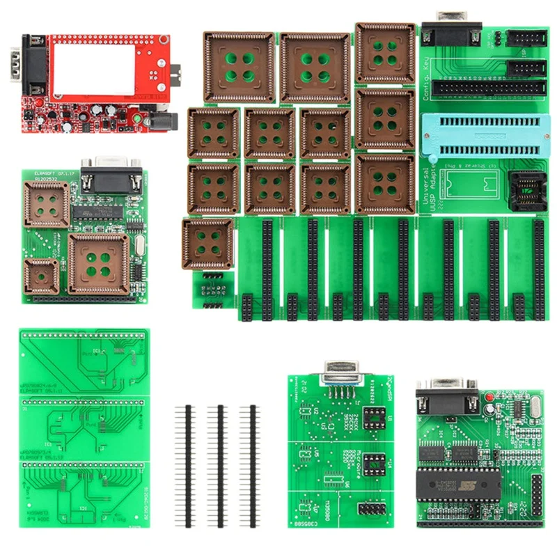 

Автомобильный ECU-программатор с полным адаптером, V1.3