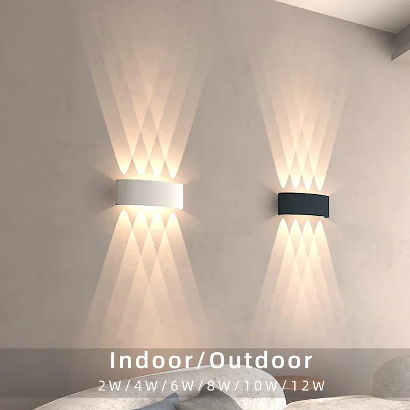 Applique Murale Led En Aluminium, Imperméable Conforme À La Norme Ip65,  Éclairage D'extérieur, Éclairage Pour La Maison, Les Escaliers, La Chambre  À Coucher, La Salle De Bain, Le Couloir, Le Porche 