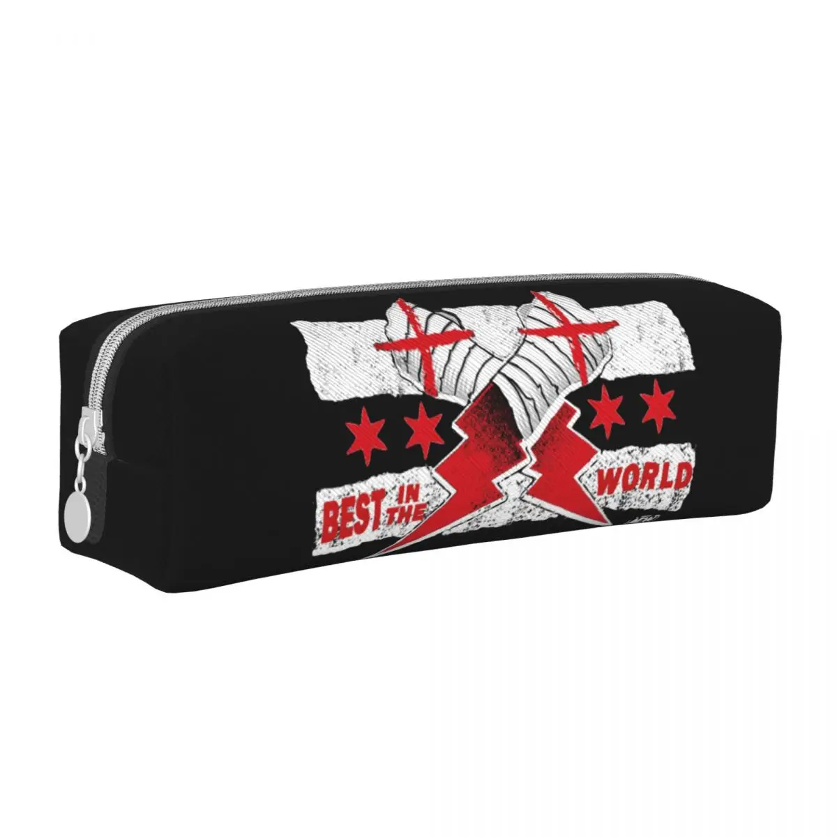 

Cm Punk Aew Best In The World Pencil Cases Pencilcases Pen Box for Student Big Capacity Bag Office Zipper Stationery