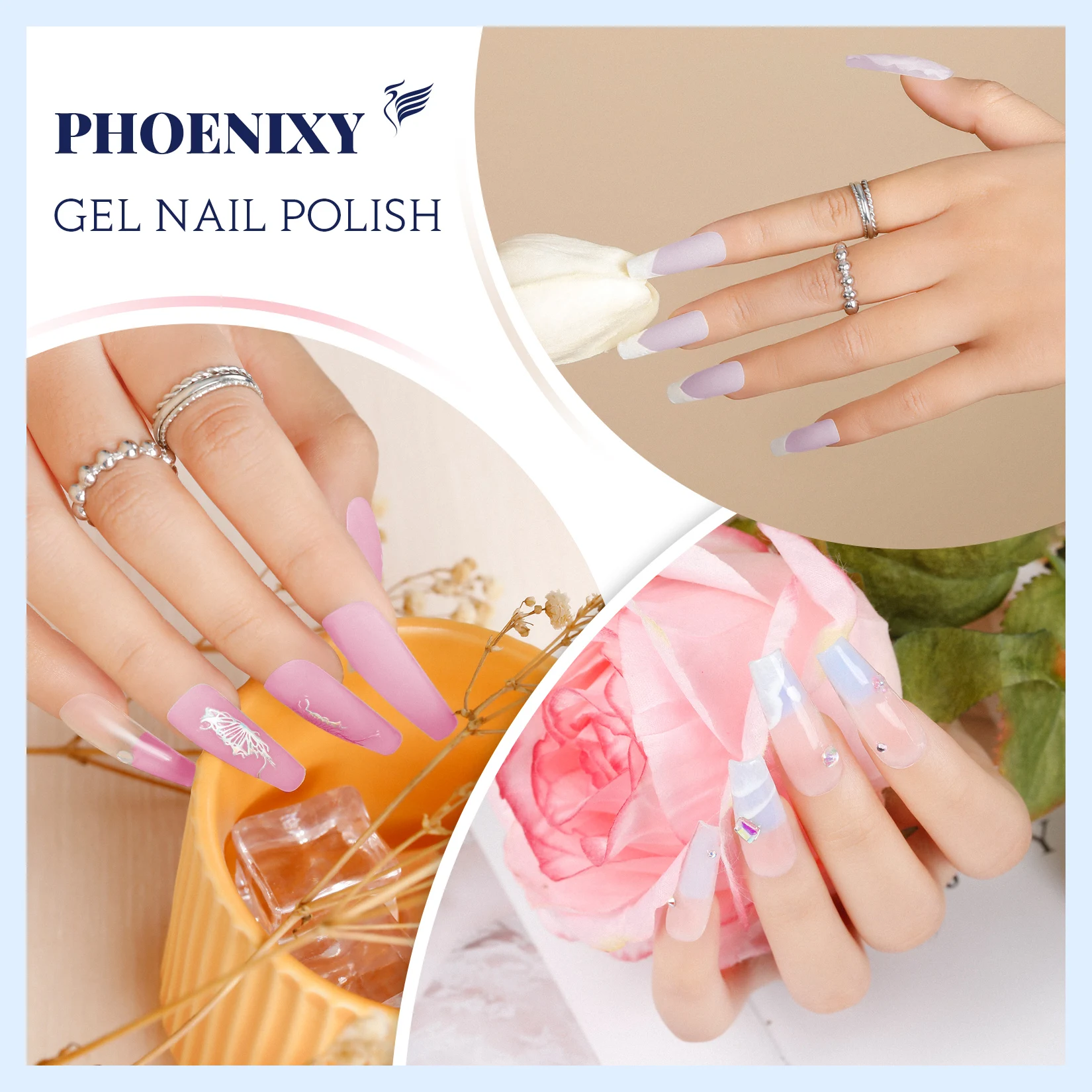 Maniure Tools Set 20 PCS Gel Nail Polish With 36W Nail Lamp Electric Nail Drill Machine Semi Permanent Gel Varnish Nail Art Set 6