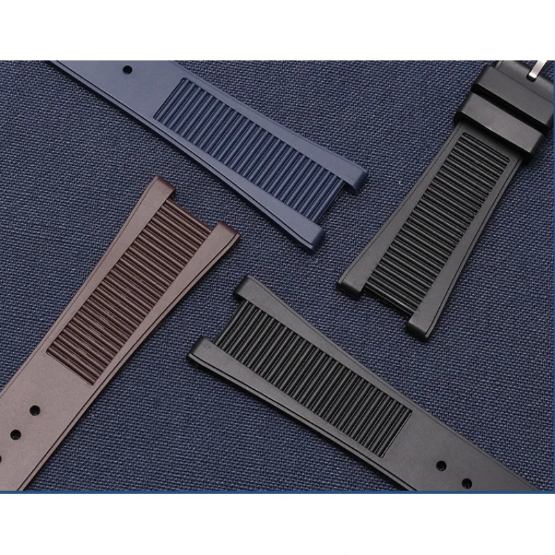 Cintura Per Orologio In Silicone Di Alta Qualità Per Pp Patek Philippe 5711 5712G Nautilus Cinturino Speciale Interfaccia 25Mm
