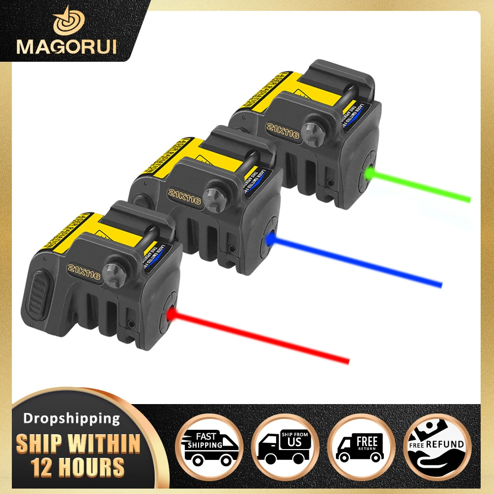 Magorui Rechargeable Pistol Laser Sight For Taurus G2c Glock 19 Mini