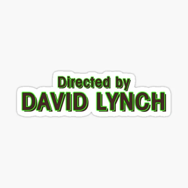 David Lynch-Inspired Sticker Set - Funny Cartoon Decor for Water Bottles, Walls, and More