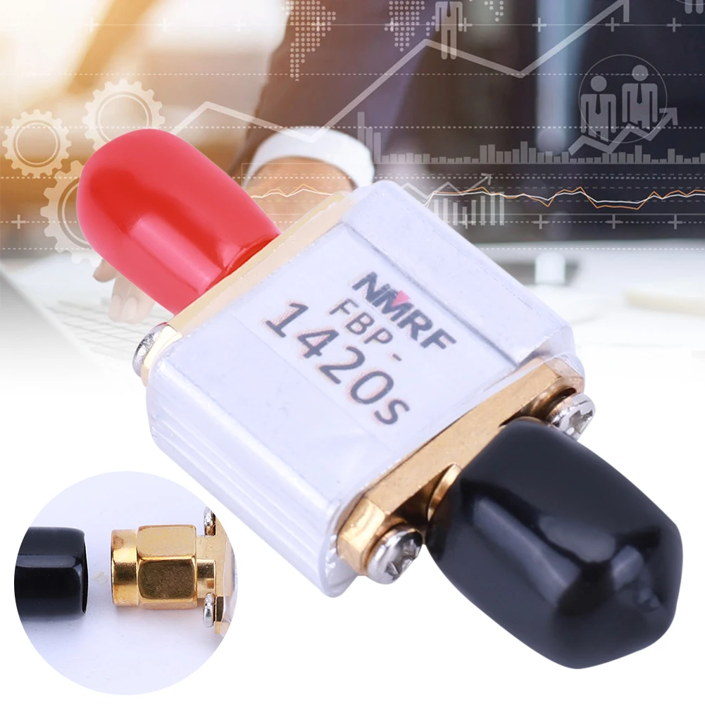 1420MHz 대역 통과 필터 보드, SAW 대역 통과 필터, SMA 인터페이스 포함, 80MHz 대역폭, 50 Ohms 1dB 대역폭, 라디오 천문학용
