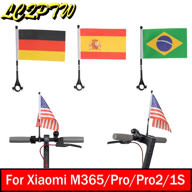 Universal Mini National Flags for Xiaomi M365 Pro Pro 2 Mi3 Electric Scooter  Handlebar Safety Flags