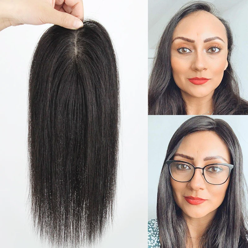 

Silk Top Straight Wigs Silk Base Remy Brazilian Natural Hairpiece Silk Top Extensions Human Hair Silk Base Toupee For Women