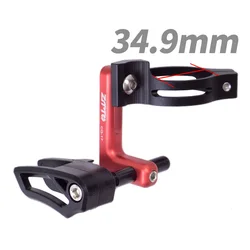ZTTO Lightweight Adjustable Chain Guide for Road and Gravel Bikes - Anti-Drop Design (CG17 Red 34.9)