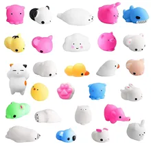 36pcs Kawaii Squishies Mochi Anima Squishy Toys For Kids Antistress Ball Squeeze Party Favors Stress Relief Toys For Birthday
