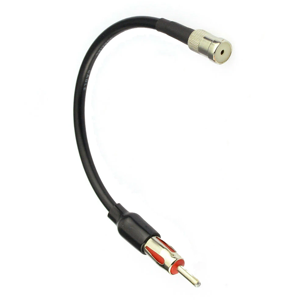 Car Radio Antenna Adapter ISO To DIN Cable Truck Player Stereo Antenna Adapter Radio Converter Cable FM AM Radio