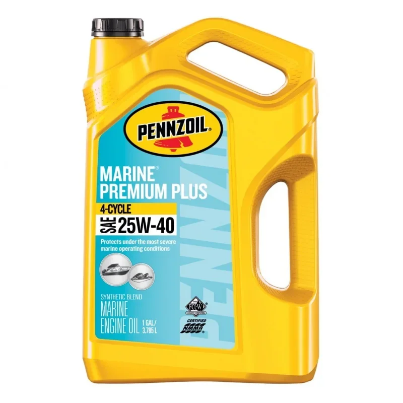 

Моторное масло для лодки Pennzoil Marine Premium Plus, 4 цикла, 25 Вт-40, 1 галлон