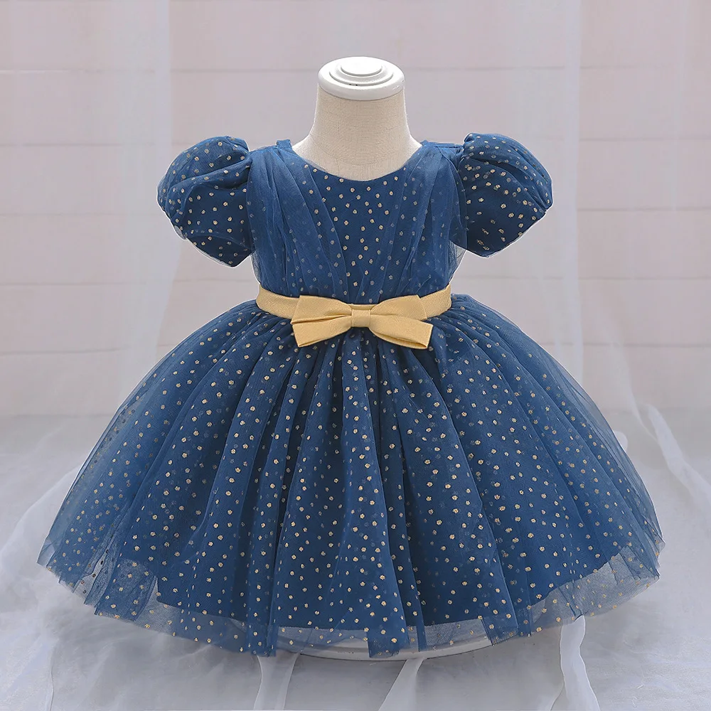 

Girls Party Dresses 80cm-90cm Kids Emcee Costume Piano Show Birthday Ball Gown Wedding Princess Cosplay Evening Elegant Skirt