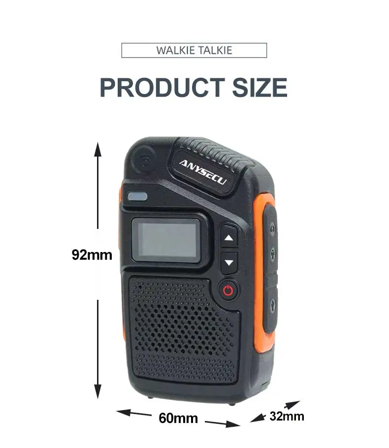 C200 4G Network Radio Real-ptt Long Talk Distance RTOS System Type-C Charging GP