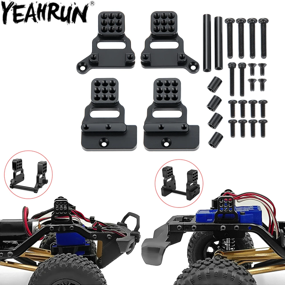 

YEAHRUN 4 шт. металлические строительные столбы для 1/18 RC Crawler TRX4M Бронко защитные обновленные детали