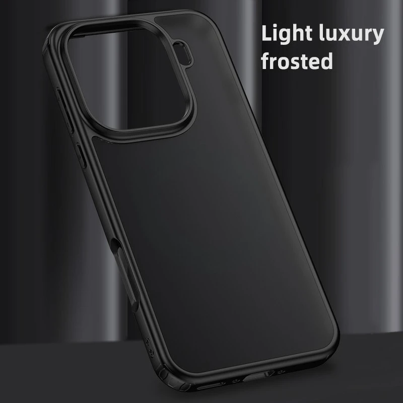 Frosted Hard PC Shockproof Camera Protection Translucent Phone Case