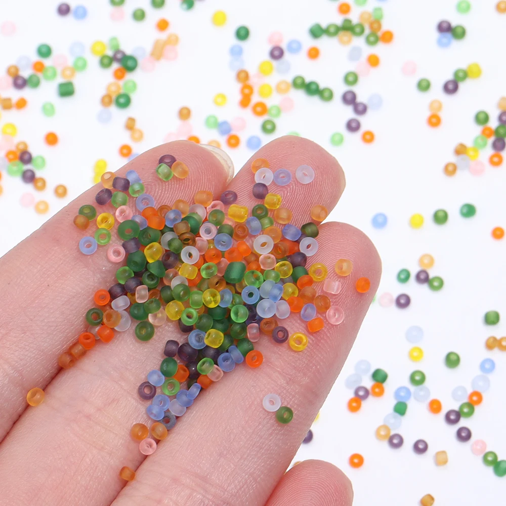 Matte bonbon farbene Perlen abgefüllt/verpackt tschechische Glasperlen lose Perlen für Schmuck herstellung DIY Ohrringe Armbänder Großhandel – Detail 3