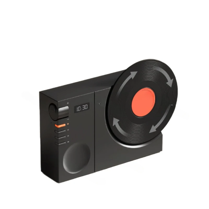 

Vintage record clock Bluetooth speaker