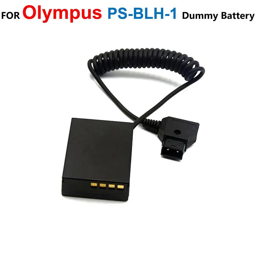 

BLH-1 Dummy Battery DC Coupler V-mount D-tap Spring Power Cable For Olympus E-M1 Mark II 2 EM1 Mark iii E-M1X Camera