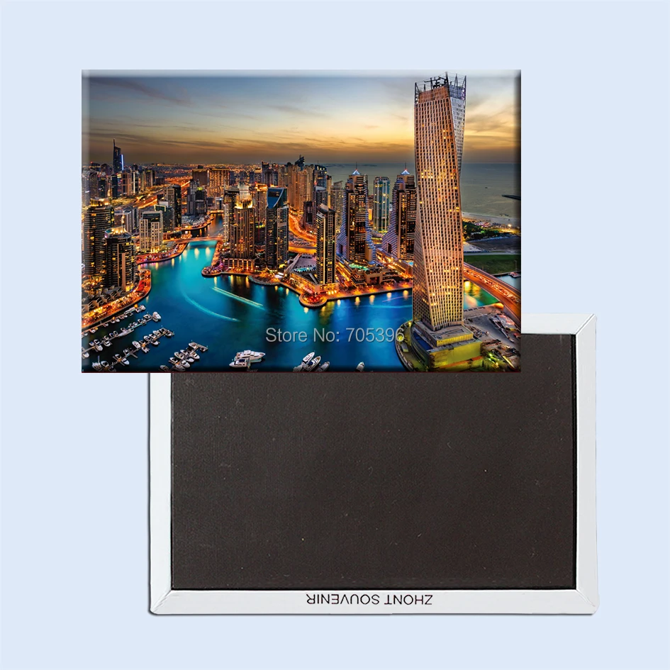 Regalo Di Viaggio Dubai Cbd, Magneti Frigo Souvenir Turistici 20930