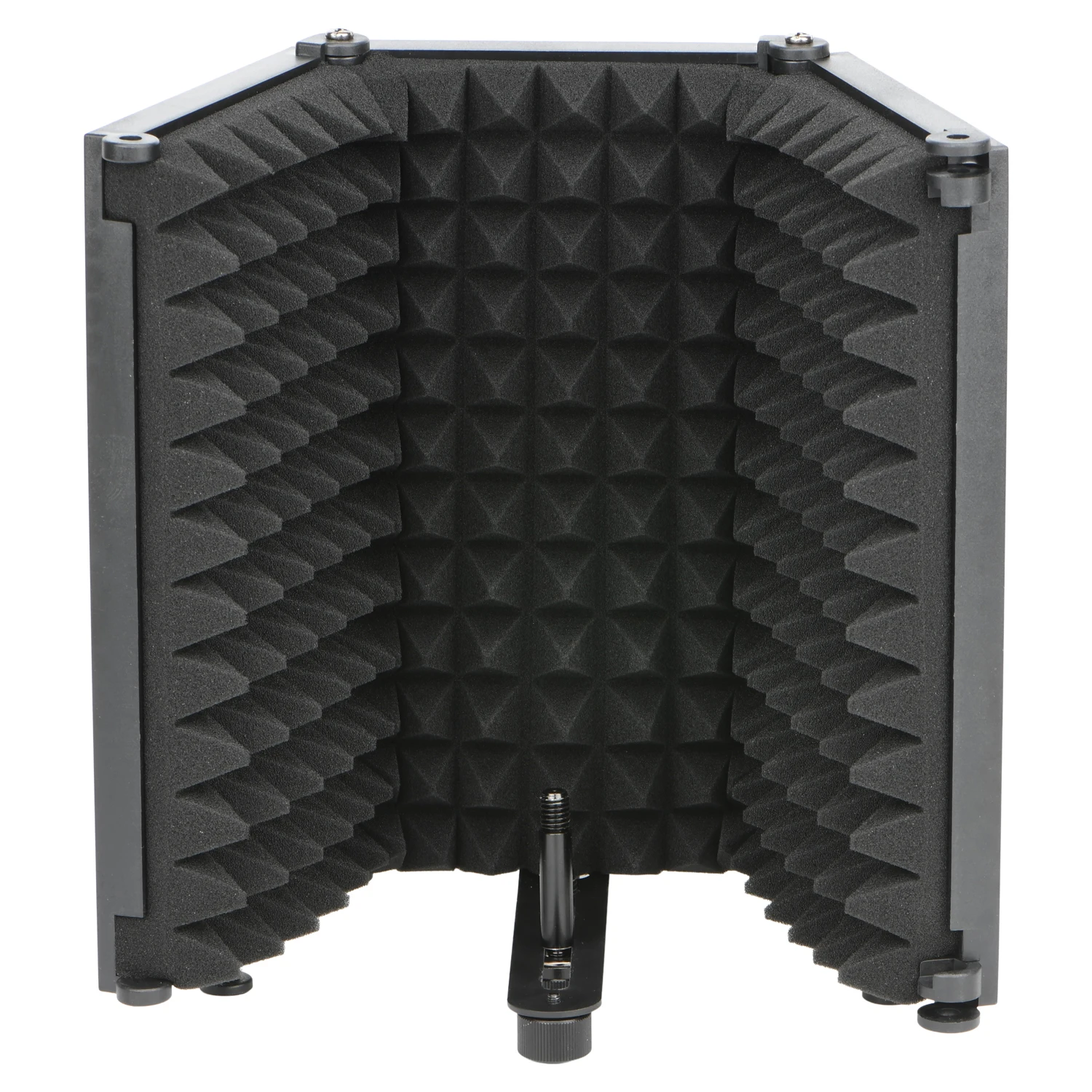 

LOMEHO 3 Plastic Microphone Shield Foldable Panels Adjustable Isolation Broadcast Sing Reduce Noise Recording Windscreen LO-PS68