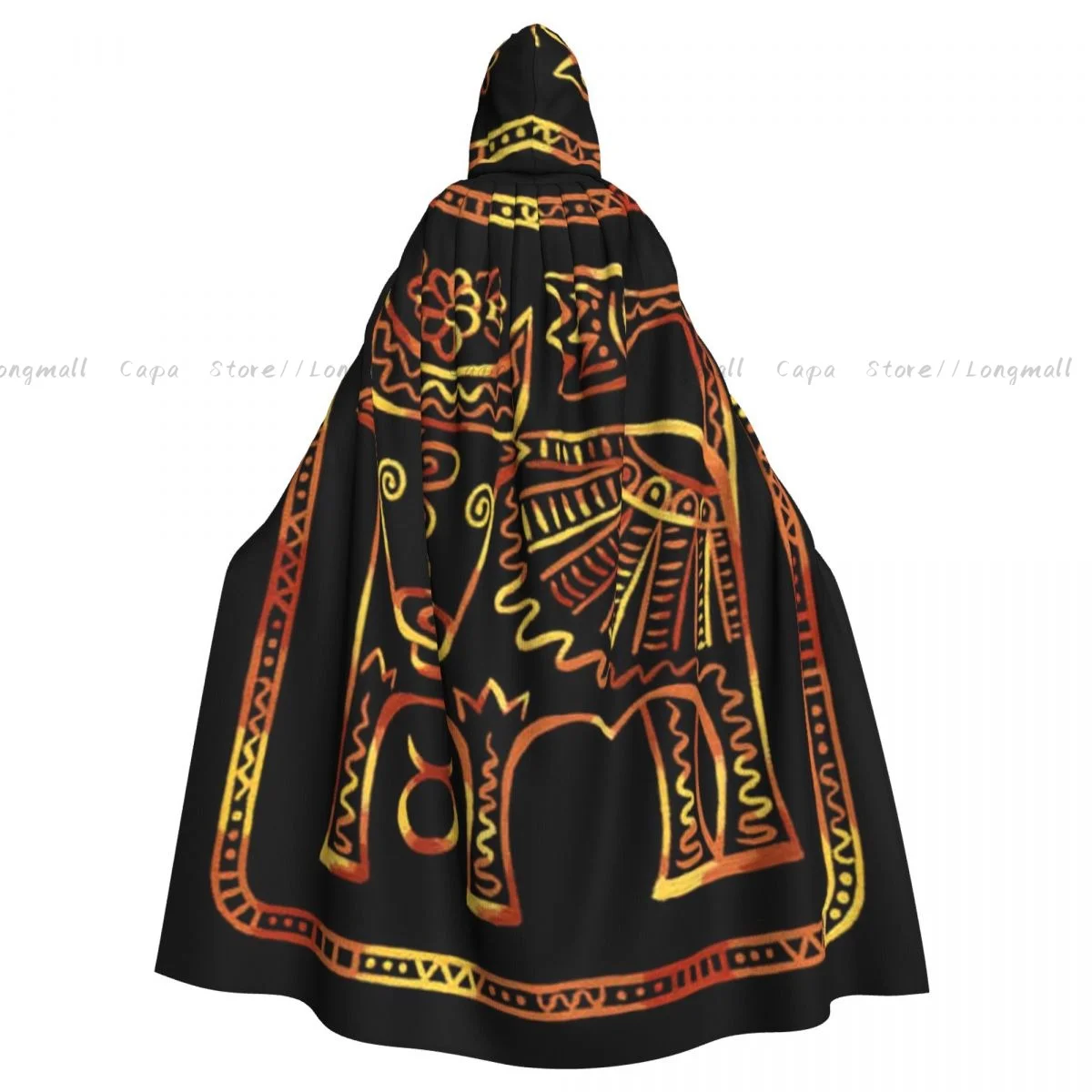 

Cosplay Medieval Costumes Taurus Zodiac Sign Hooded Cloak Capes Long Robes Jackets Coat Carnival
