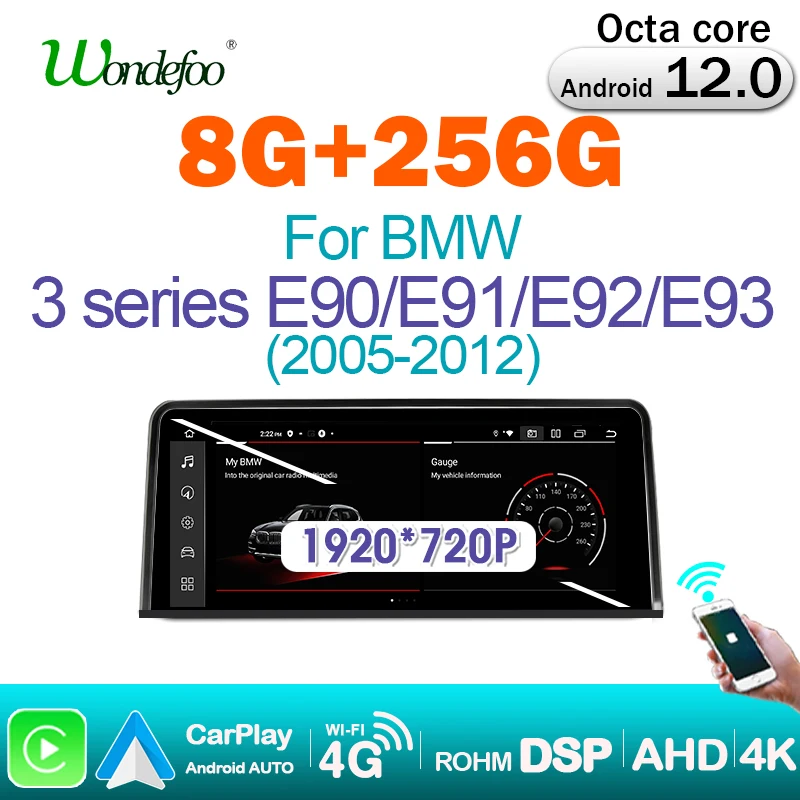 8 Core Wireless Carplay 2 Din Android 12 Car Radio Multimedia Player