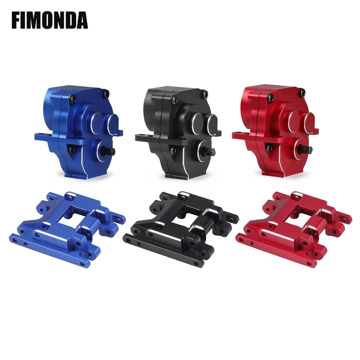 Cnc Aliuminum Skid Plate Trasmissione Con 11T Pinion Gearbox Housing Set Per 1/18 Rc Crawler Car Trx4M Defender Bronco Upgrade